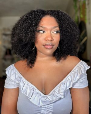 The Milani – 22″ Kinky Curly Human Hair Wig